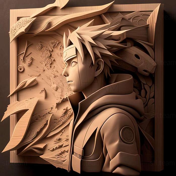 3D model Naruto Masashi Kishimoto (STL)
